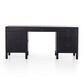 Isador Executive Desk - Black Wash Poplar