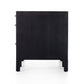 Isador Executive Desk - Black Wash Poplar