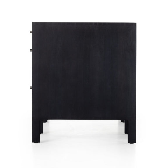 Isador Executive Desk - Black Wash Poplar
