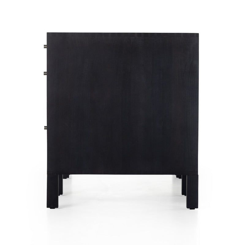 Isador Executive Desk - Black Wash Poplar