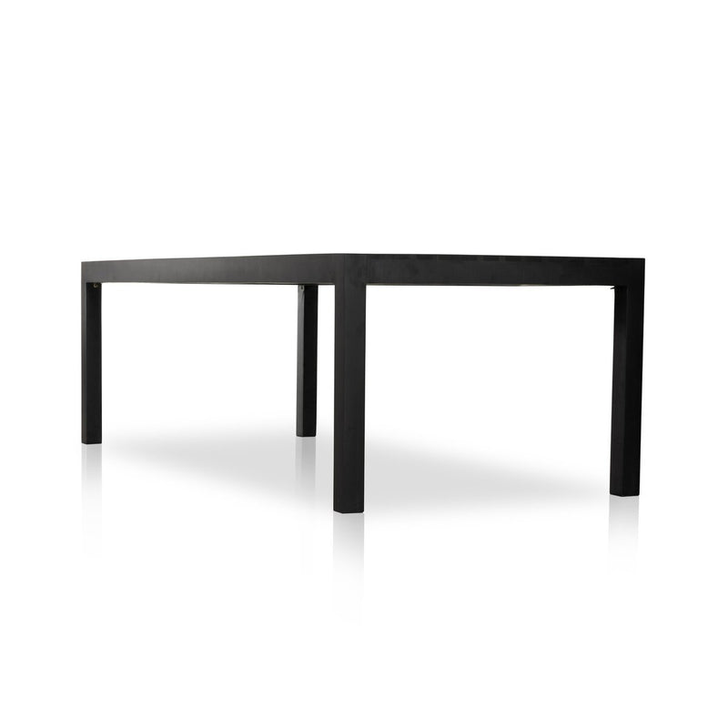 Isador Dining Table - Black Wash Polar
