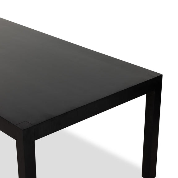 Isador Dining Table - Black Wash Polar