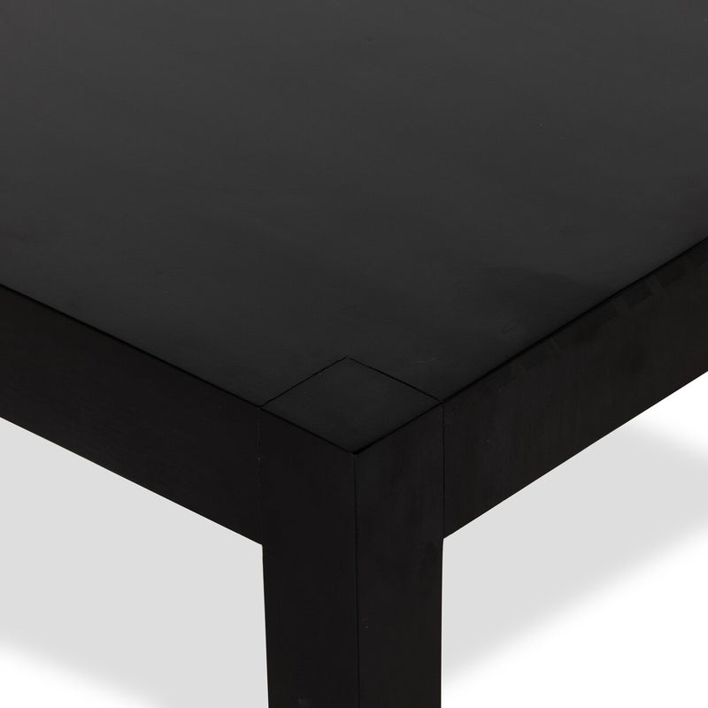 Isador Dining Table - Black Wash Polar