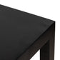 Isador Dining Table - Black Wash Polar
