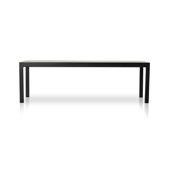Isador Dining Table - Black Wash Polar