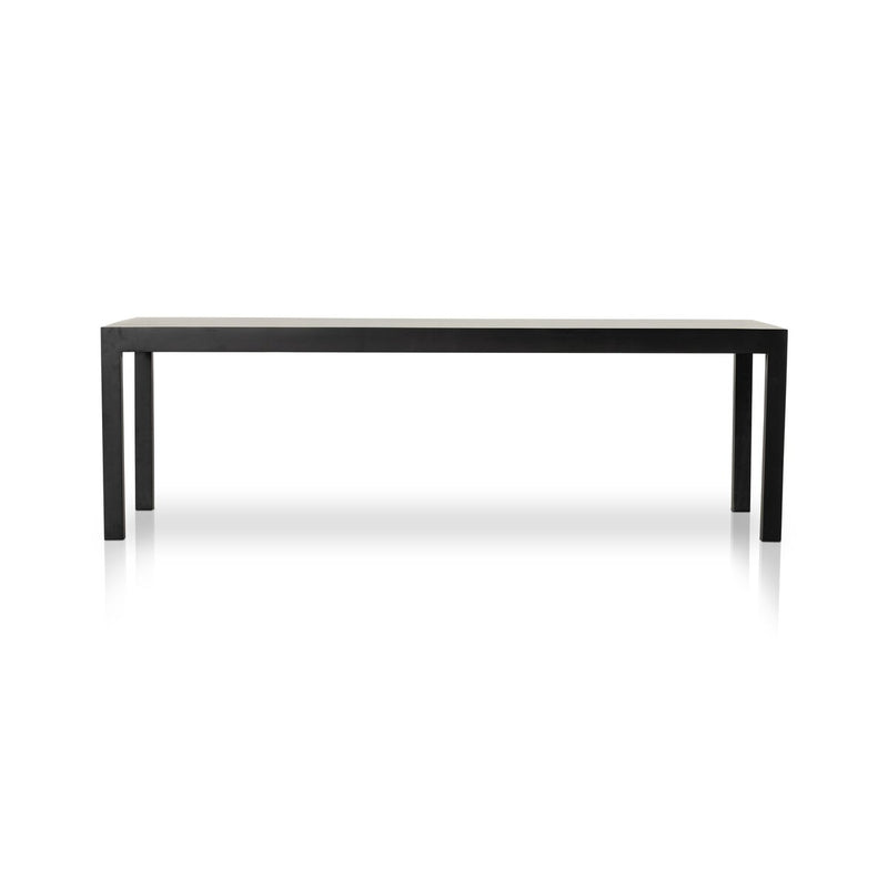 Isador Dining Table - Black Wash Polar