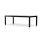 Isador Dining Table - Black Wash Polar