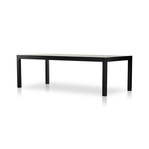 Isador Dining Table - Black Wash Polar