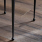 Dalston Nesting End Table Set - Smoked Black Cast Glass