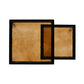 Dalston Nesting End Table Set - Amber Cast Glass