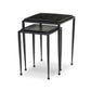 Dalston Nesting End Table Set - Moss Cast Glass
