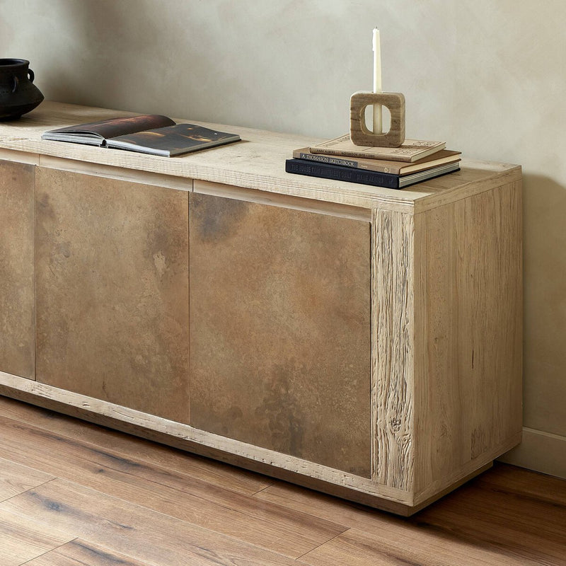 Redondo Media Console - Bleached Alder