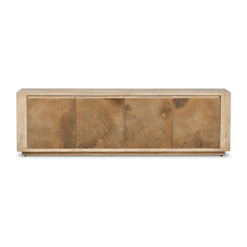 Redondo Media Console - Bleached Alder
