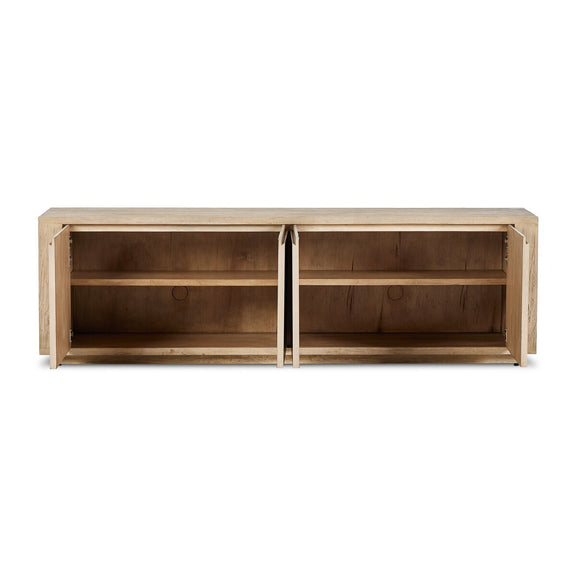 Redondo Media Console - Bleached Alder