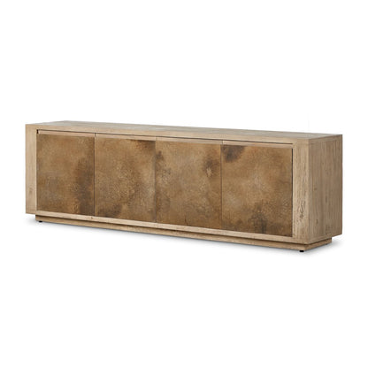 Redondo Media Console - Bleached Alder