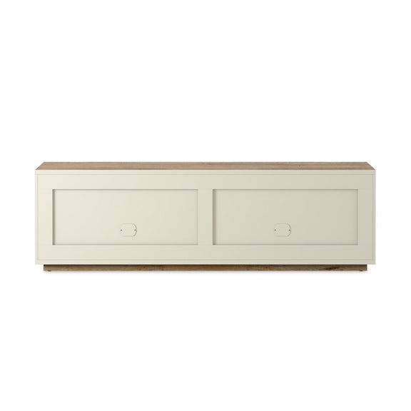 Redondo Media Console - Burnt Bleached Oak Resawn