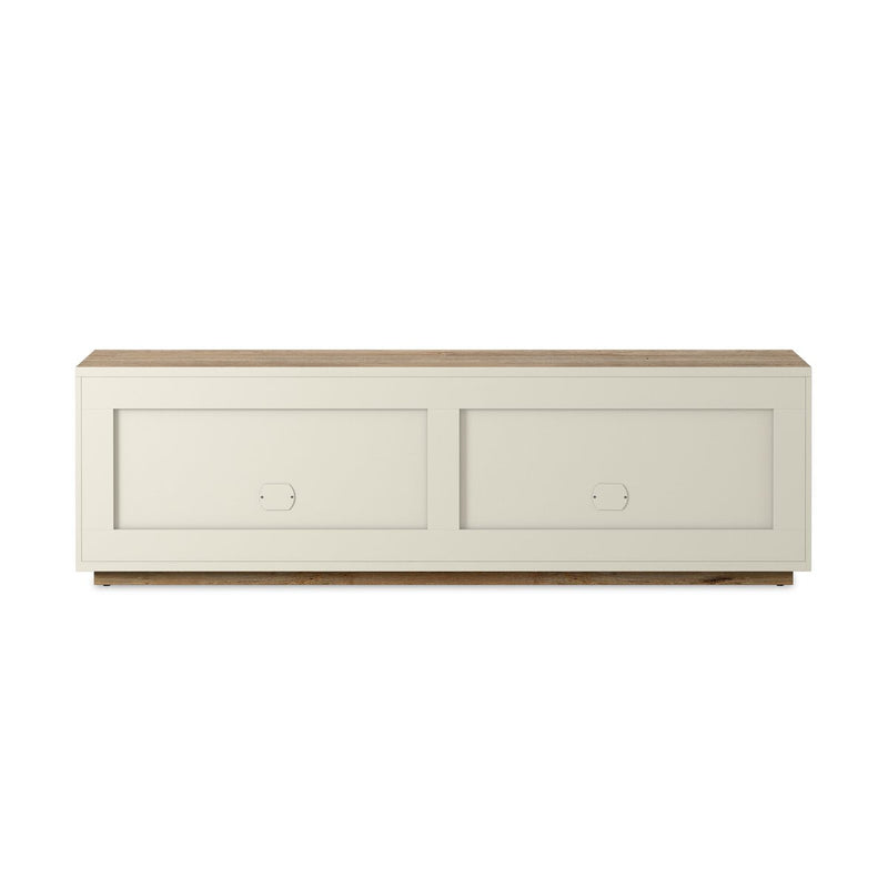 Redondo Media Console - Burnt Bleached Oak Resawn