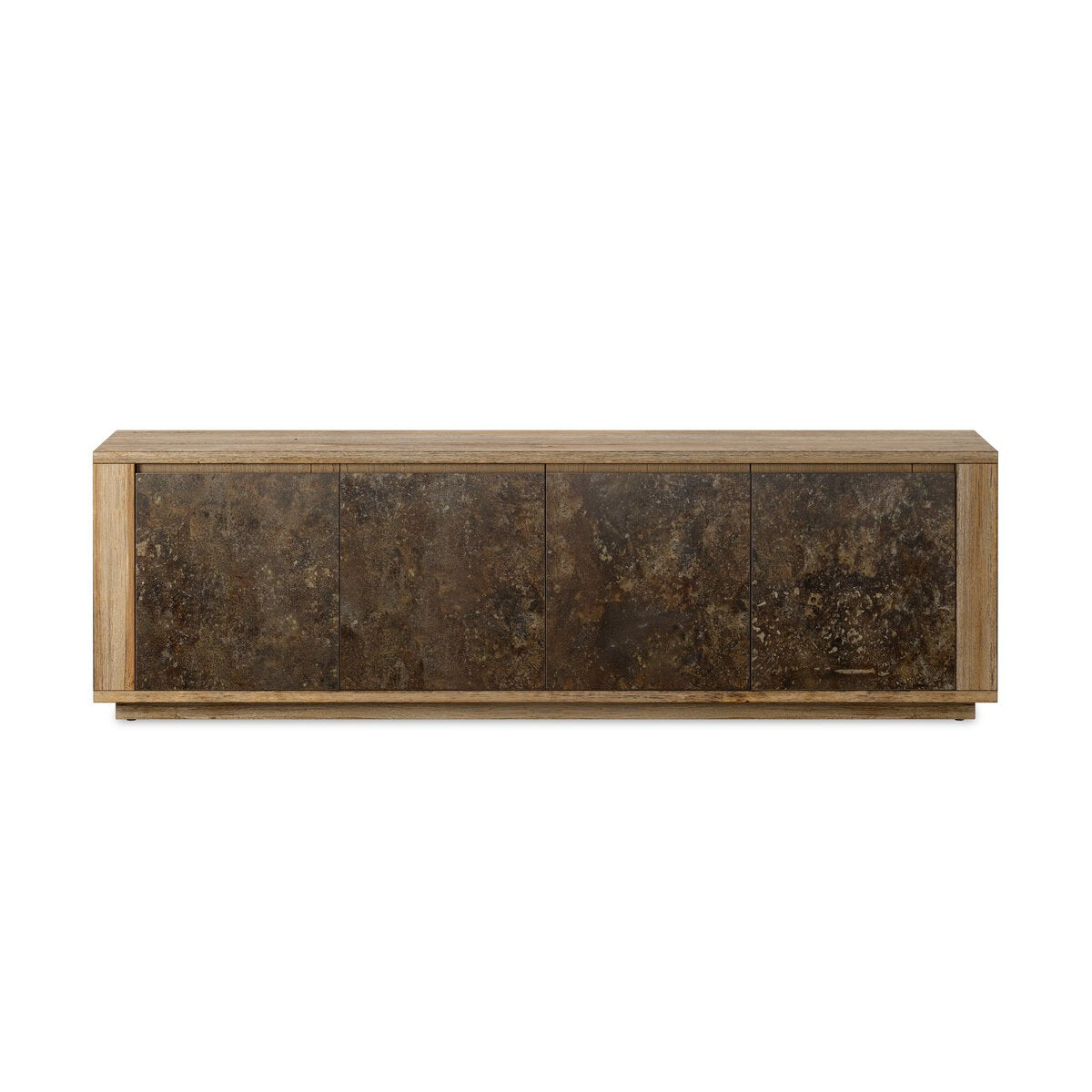 Redondo Media Console - Burnt Bleached Oak Resawn