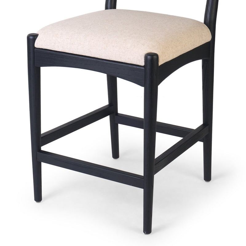 Haddon Counter Stool - Brushed Ebony