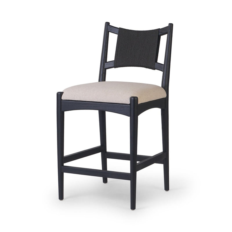 Haddon Counter Stool - Brushed Ebony