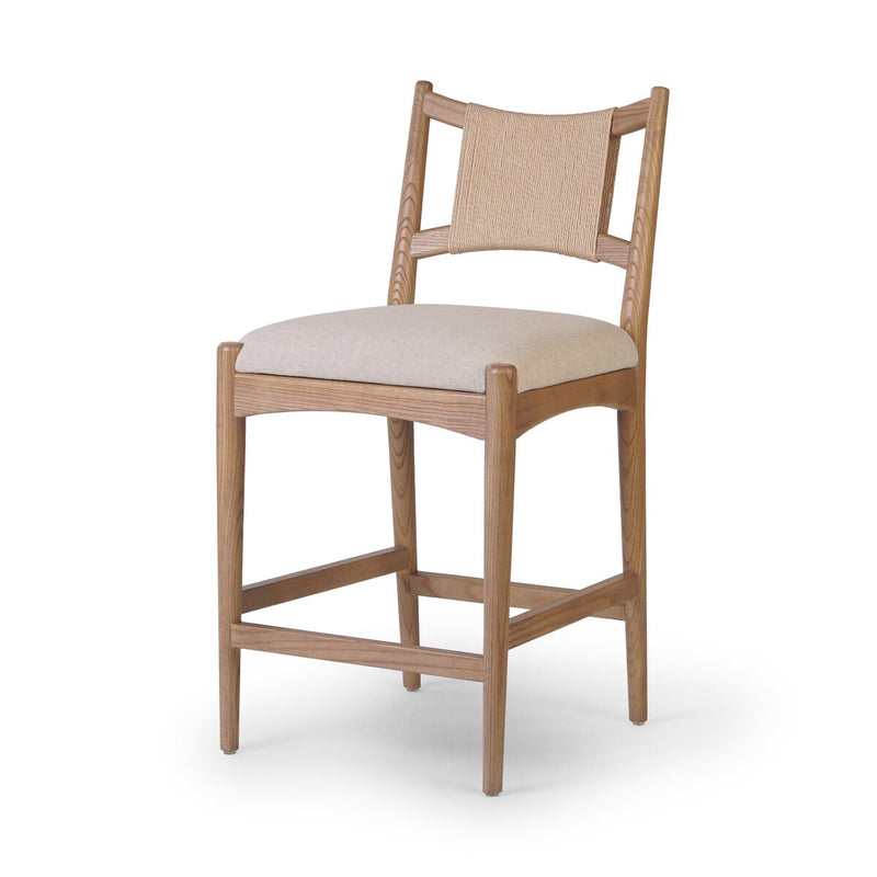 Haddon Counter Stool - Natural Nettlewood