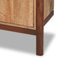 Reza Bookcase - Smoked Honey Parawood
