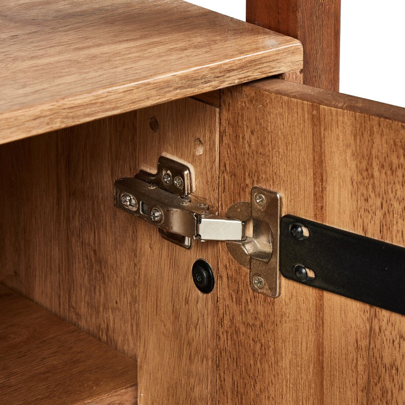 Reza Bookcase - Smoked Honey Parawood
