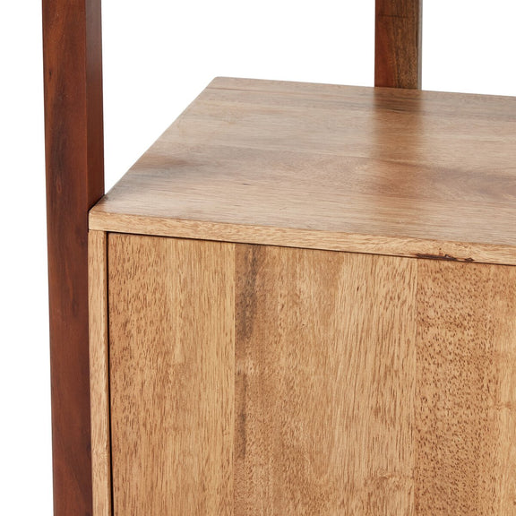 Reza Bookcase - Smoked Honey Parawood