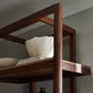 Reza Bookcase - Smoked Honey Parawood