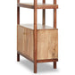 Reza Bookcase - Smoked Honey Parawood