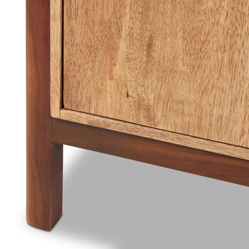 Reza Bookcase - Smoked Honey Parawood