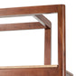 Reza Bookcase - Smoked Honey Parawood