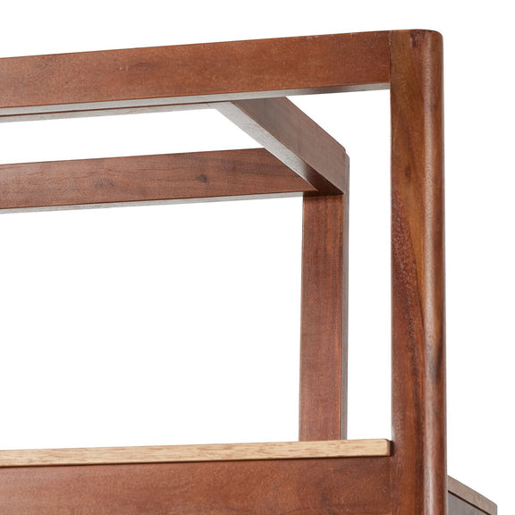 Reza Bookcase - Smoked Honey Parawood