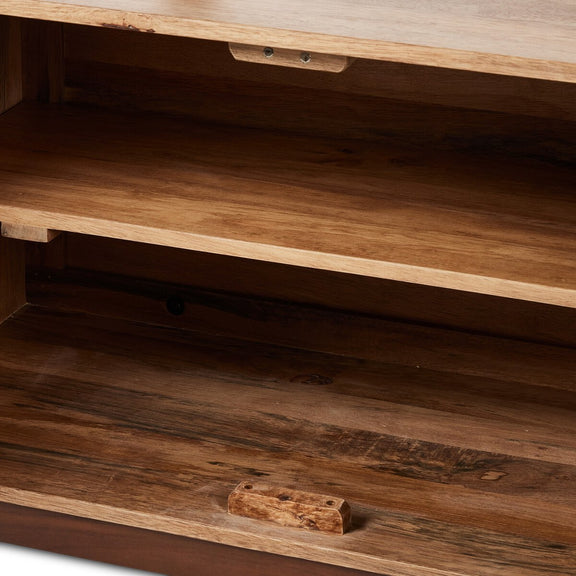 Reza Bookcase - Smoked Honey Parawood