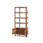 Reza Bookcase - Smoked Honey Parawood