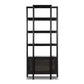 Reza Bookcase - Worn Black Parawood