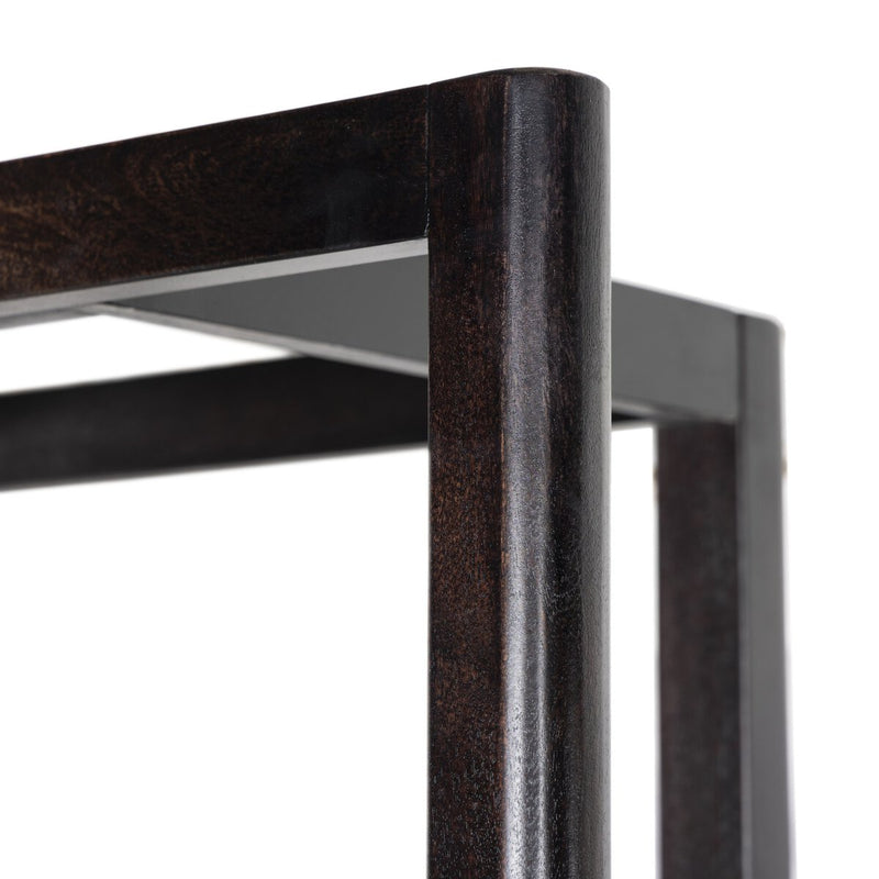Reza Bookcase - Worn Black Parawood