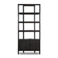Reza Bookcase - Worn Black Parawood
