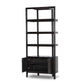 Reza Bookcase - Worn Black Parawood