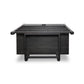 Reza Bookcase - Worn Black Parawood