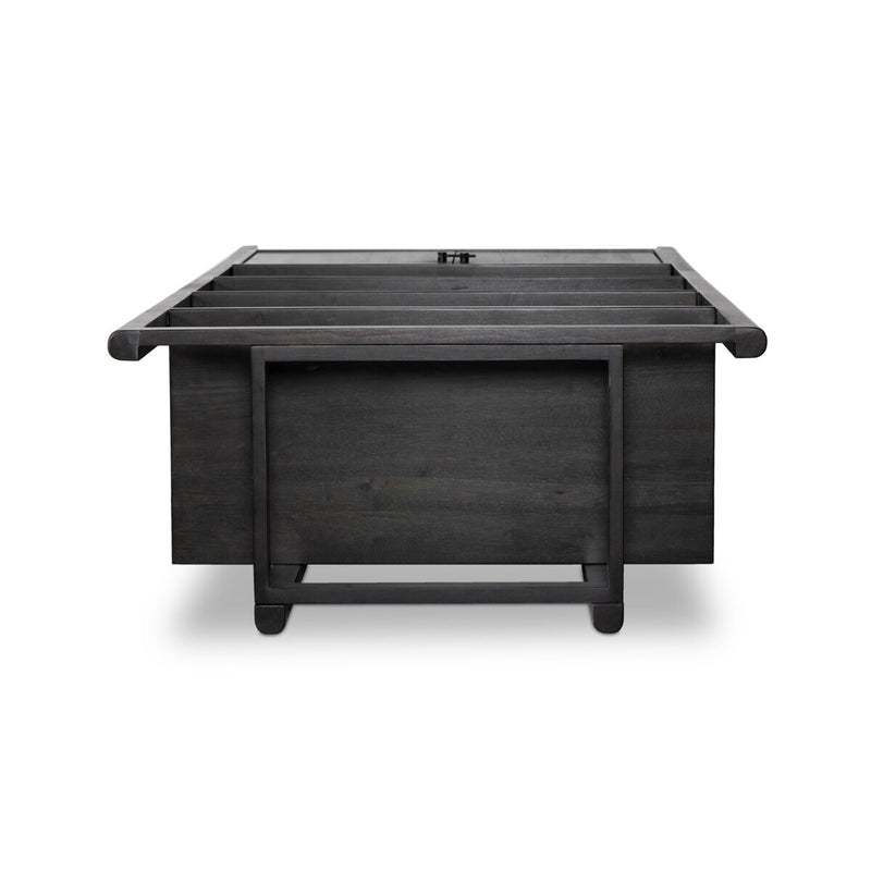 Reza Bookcase - Worn Black Parawood