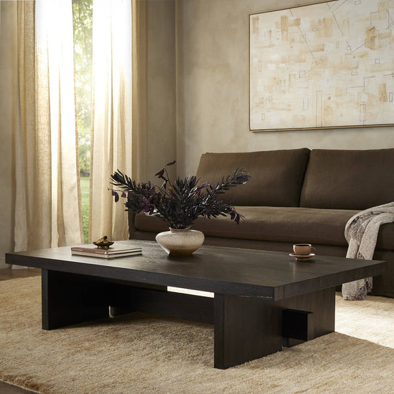 Isaac Coffee Table - Smoked Black