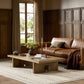Isaac Coffee Table - Rubbed Light Oak
