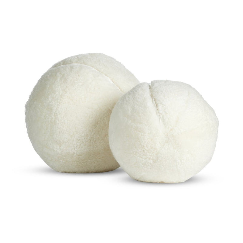 Balle Pillow, Set Of 2 - Cream Shorn Shearling