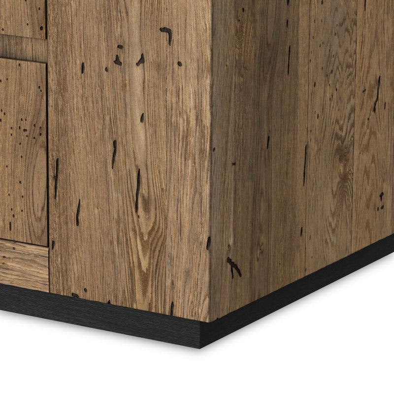 Abaso 6-Drawer Dresser - Rustic Wormwood Oak