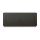 Abaso 6-Drawer Dresser - Ebony Rustic Wormwood Oak