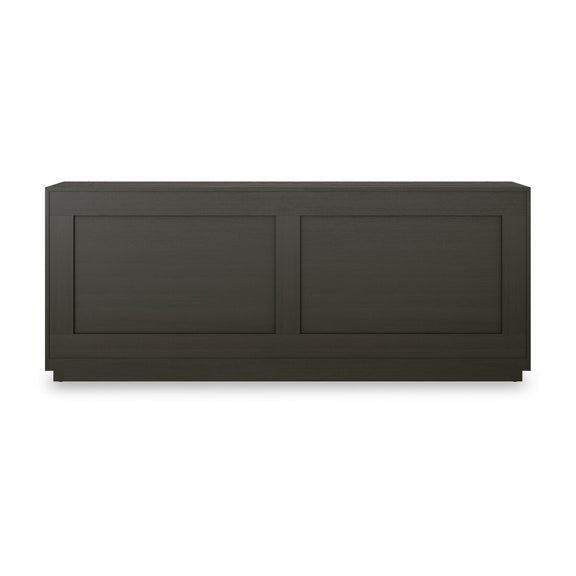 Abaso 6-Drawer Dresser - Ebony Rustic Wormwood Oak