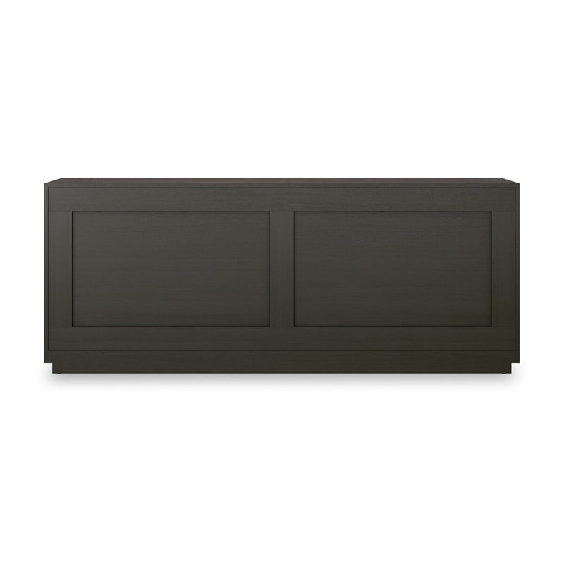 Abaso 6-Drawer Dresser - Ebony Rustic Wormwood Oak
