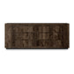 Abaso 6-Drawer Dresser - Ebony Rustic Wormwood Oak