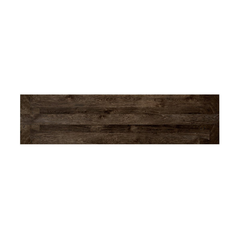 Abaso 6-Drawer Dresser - Ebony Rustic Wormwood Oak